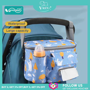 VREN Baby Nappy Tote Bag Mummy Large Capacity Stroller Bag Mom Multi-function Waterproof Outdoor Travel Diaper Bags