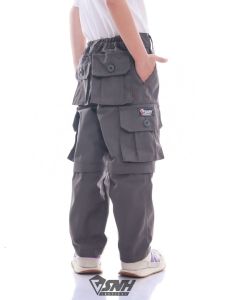 Asnh Celana Cargo Anak Pramuka Bisa Panjang dan Pendek High Quality Usia 4-12 Tahun
