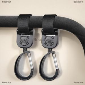 [COD] Beaution 1 2ชิ้นตะขอแขวนรถเข็นสำหรับแขวนรถเข็นสำหรับแขวนโลหะหมีตะขอรถเข็นเด็กและห่วง360องศาคลิปรถเข็นรถเข็นรถเข็น