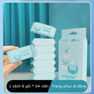 Khăn Giấy Ướt Mini Lốc 8 Gói Siêu Tiện Lợi 8 gói trong 1 túi tổng cộng 64-HAUSE