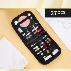 27PCS/Set Portable Household Sewing Kit Box DIY Embroidery Handwork Tool Needles Thread Scissor Set Home Supplies Travel Accessories