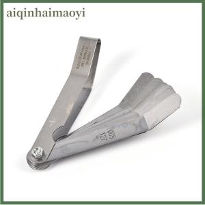 aiqinhaimaoyi 16 Blades Feeler Gauge Metric Gap Filler 0.127-0.508mm Valve Gage Measurment