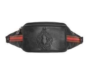 Tas Selempang Pria Distro Waterproof Bahan Kulit Berkualitas Model Terbaru Warna Hitam 2023 Atau Slingbag Tas Pinggang Kulit Cowok Keren Kekinian Berkualitas Import RDFLM C14