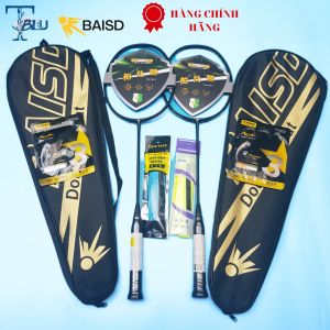 Combo 2 vợt cầu lông Baisd 4u chính hãng căng max13.5kg tặng căng dây theo yêu cầu và cuốn cán