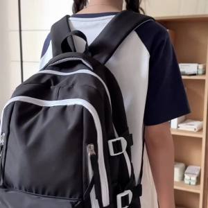 กระเป๋าการ์ตูน Labubu น่ารัก กระเป๋านักเรียนใหม่ สำหรับนักเรียนประถม ความจุขนาดใหญ่ กระเป๋าเป้สำหรับผู้ชายและผู้หญิง