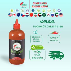 Natural Tương Ớt ChiliCa 712g - Lên Men Tự Nhiên Không Chất Bảo Quản Không Chất Điều Vị Không Hương Liệu