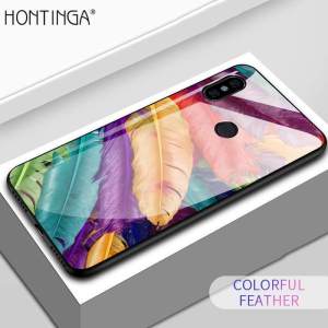 Hontinga กรณีโทรศัพท์สำหรับหัวเว่ย Y9 2019 กรณีแฟชั่น S tarry Sky หรูหรา TPU ป้องกันฮาร์ดที่มีสีสัน C oque เชลล์กระจกนิรภัยปลอกปก