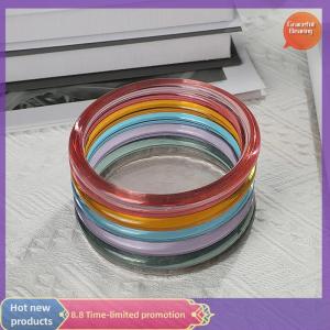 Graceful Making Shopping Tote Parts Handles Round Plastic Purse Handle 8.9cm Replacement DIY Handbag Accessories