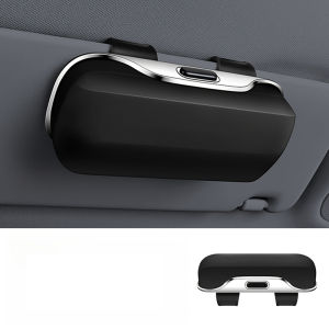[caichuitan] Portable Car Glasses Holder With Button Switch Universal Dashboard Mount For All Glasses 4 Colors Available