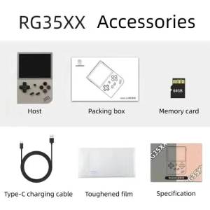 Anbernic RG35XX Mini Retro Handheld Game Console Linux System 3.5-inch IPS 640*480 Screen Game Player Childrens Gifts Christmas HiLevel