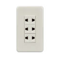 ALCO AC403-CS 3 Gang Universal Outlet Set - 16A 250V (Classic Series). 