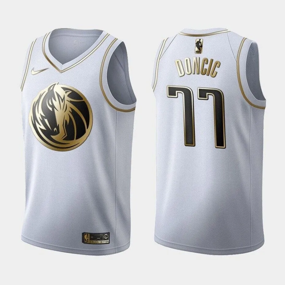 White and shop gold nba jersey