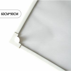 MUIFA Adjustable Magnetic Window Screen Removable Washable DIY Curtain Anti Mosquito Net with Full Frame