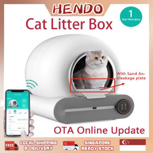 HENDO Automatic Smart Cat Litter Box Self Cleaning Fully Enclosed Cat Litter Box Pet Toilet Litter Tray