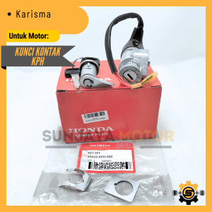 Keyset Original Honda KPH Kunci Kontak Karisma Kharisma 125 Kunci Motor 1 Set Key Set Asli Konci Kontak Anti Maling Ori AHM