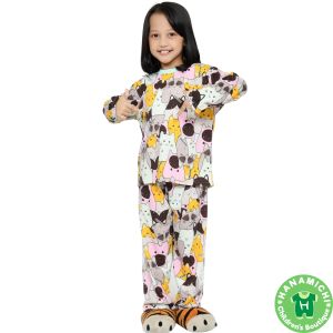Kiminori RUTH.PP Setelan Baju Tidur Anak Lengan Panjang