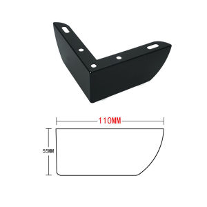 Chang ขาเหล็กฉาก ขาโซฟา ขาเตียง อะไหล่โซฟา ราคา 1 ชิ้น ขาเฟอร์นิเจอร์ สูง 5.5cm Furniture Leg