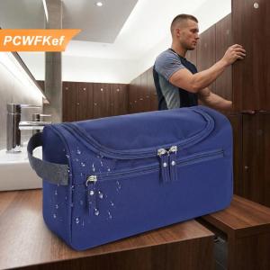 【PCWFKef】 Du lịch vệ sinh cá nhân Túi cho phụ nữ công suất lớn mỹ phẩm trường hợp đa chức năng trang điểm Organizer Zip Pouch cho ngoài trời kinh doanh