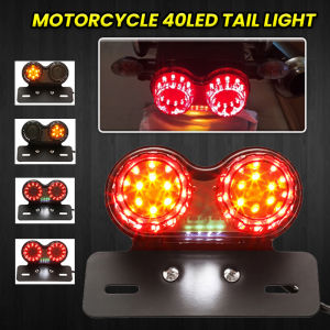 PMShop Retro Motorbike Taillight Rear Lamp LED Motorcycle Tail Turn Signal Light