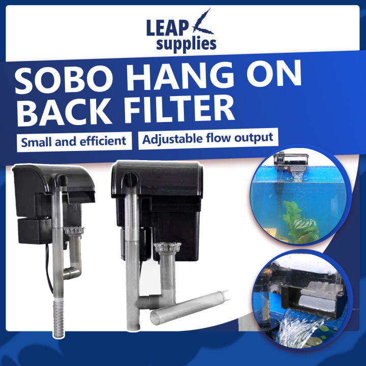 Photo inspiration: Hang On Back Filter Vs Internal Filter Reference: Sobo Hang On Back Filter Aquarium Hob Filter Pump