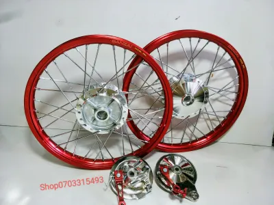 [HCM]Bánh căm WAVE DREAM thắng đùm hoặc đĩa niền nhôm BANZAI căm đùm mạ crom loại 1
