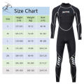 ชุดดำน้ำอุ่นหนา 3 มม. Wetsuit สำหรับผู้ชายเหมาะสำหรับการว่ายน้ำ / ดำน้ำลึก / ดำน้ำตื้น / โต้คลื่น ชุดดำน้ำชาย. 
