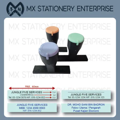 Rubber Stamp & Chop Custom & Custom Made & Square