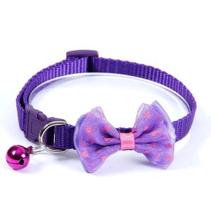 Kalung Kucing Pita Motif Love Plus Lonceng Aksesoris Hewan Peliharaan Aerizoo
