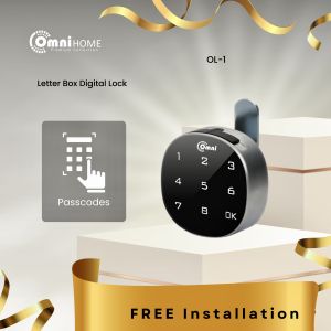 SG Installation OL-1 Omni Letter Box Digital Lock Mailbox Digital Smart Lock Passcode HDB Condo