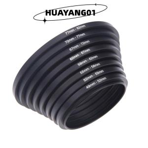 HUAYANG01 [2023 new HOT FASHION] lazlook ชุดตัวกรองเลนส์อะลูมิเนียมอเนกประสงค์สำหรับเลนส์37-49 49 52-55 55 55-58 58-62-67 67 67-72 72 72-77 77-82มมอะแดปเตอร์