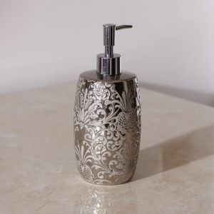 Silver Ceramics Shampoo Bottles Bathroom Accessories Shower Gel Container Wristband Hand Dispenser Kitchen Soap Dispenser
