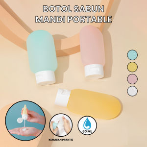 MD-C852 Botol Travel Portable Tempat Sabun Cair Botol Sabun Lotion Travelling / Travel Botol Refill Plastik Fliptop Tempat Isi Ulang Cosmetic