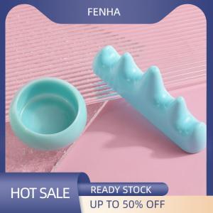 FENHA Nail Art Brush Cleaner Plastic Holder UV Acrylic Gel Pen Pot Cleanser Cup Washing Cup Nail Brush Holder Professional Nail Tools