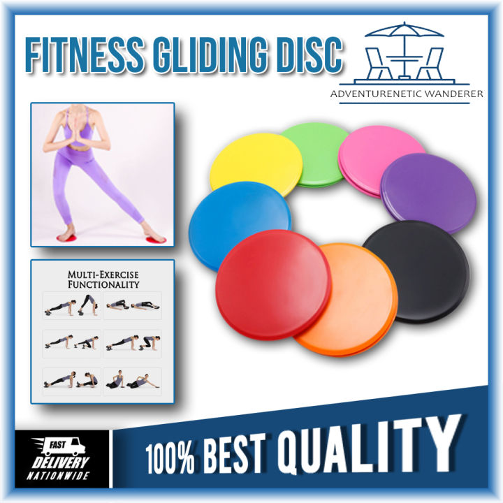 Fitness Disc, Sliding Fitness Core Sliders 2Pcs Exercise Sliding