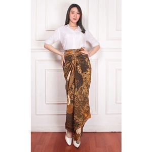 COD ROK LILIT BATIK WANITA MURAH BAWAHAN KEBAYA PAKAIAN PESTA GARUDA MERAH