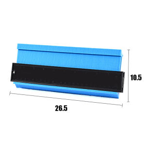 [ezrae Libun] Profile Contour Gauge Line Copier Ruler Cutting Template Construction Woodworking Measuring Instrument Tiling Tiles Tool