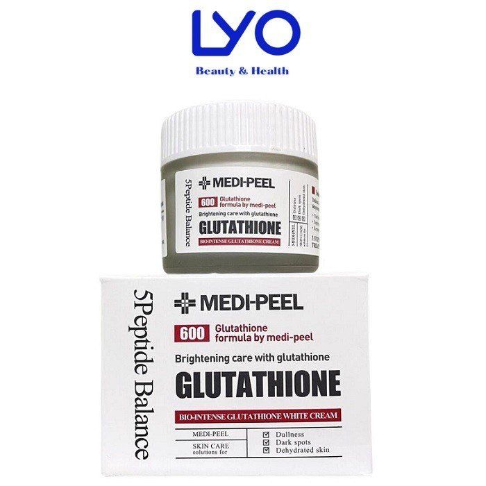[Hoàn tiền 20%] Kem Dưỡng Trắng Medi-Peel Bio-Intense Gluthione 600  medi peel White Ampoule 50g Lyo Shop