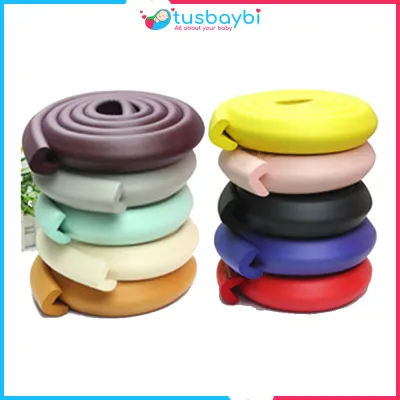 Mút xốp bọc cạnh bàn góc bàn giữ an toàn cho bé dài 2m PBC0001 tặng băng keo 2 mặt