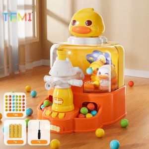 TEMI Childrens desktop pinball machine game machine cartoon model boys and girls puzzle focused toys