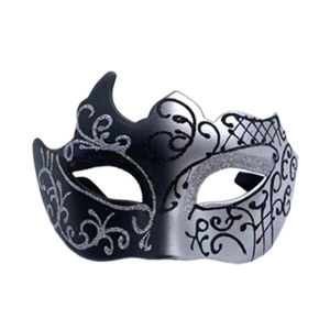 Painted Masquerade Mask Male Cosplay Supplies Prom Party Halloween Mask Venice Style Prince Mask