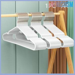 【Enthusiasm】🌟🌟【Hot Sale】🎈 Clothes Hanger Hanger With Grooves For Airing Children Adult Metal Simple Thick Non-slip Dip Plastic Coat Hanger Blue Green