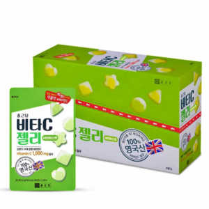 Chong Kun Dang Vita C Jelly Shine Muscat 42g (8 pieces) Grape Chewable Snack Vitamin C Gummy Candy Juice