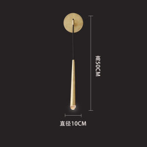 SXH Postmodern light luxury bedroom bedside wall lamp creative and simple suitable for hotel corridors living room background walls and staircases