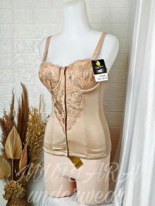 Longtorso Kebaya Peramping Chelyne 7899 Ukuran 34-42/Longtorso Sleting Cup Setengah/Korset Longtorso Pelamping Kebaya