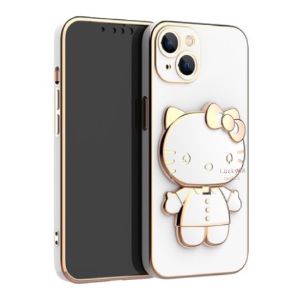 Softcase Car Mirror Holder Magnet Hello Kitty for Oppo A17 A17K A57 2022 A77S RENO 6 7 7Z 8 8T 9 4G 5G A12 A5S A7 A11K F9 PRO A5 A9 2020 Vivo Y21 Y21T Y20 Y20S Y12S Y12 Y15 Y17 Y33T Y33S 4G Realme C11 C12 C20 C25 C25S Narzo 20 30A Bracket Holder Casing