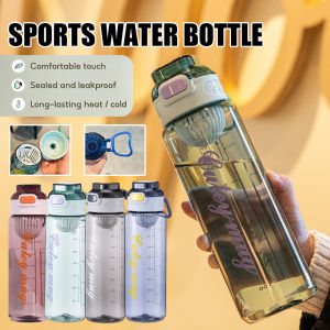 Cup Large Capacity Plastic Kettle l Sports Water Bottle Outdoor Travel Kettle Portable Summer Drinking Water Bottle Students Drinking Cup Botol Air Drop-resistant and high-temperature resistant
