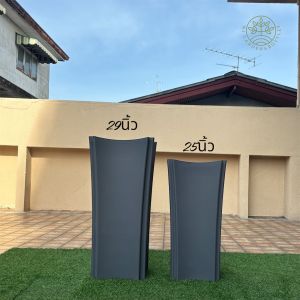 กระถางทรงสูง แบบเหลี่ยมมุมว่าวข้าง แบบใหม่ มี2ขนาด สูง 25-29นิ้ว