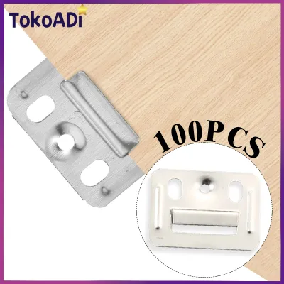 100pcs Clip Wallboard & Wallpanel Wpc Stainless Steel Klip Bleket Cantolan Wpc Panel Dan Wallpanel Board 36x50mm