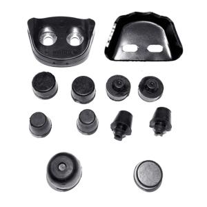 11/12pcsd tự động Bộ đệm cửa miếng đệm dễ dàng cài đặt cửa xe vết sưng dừng cửa ô tô giảm chấn Bộ đệm cho Pajero V43