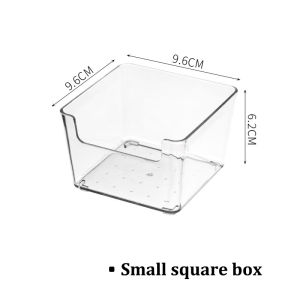 SOGO Drawer Storage Box Desktop Drawer Partition Storage Box Plastic Transparent Partition Box